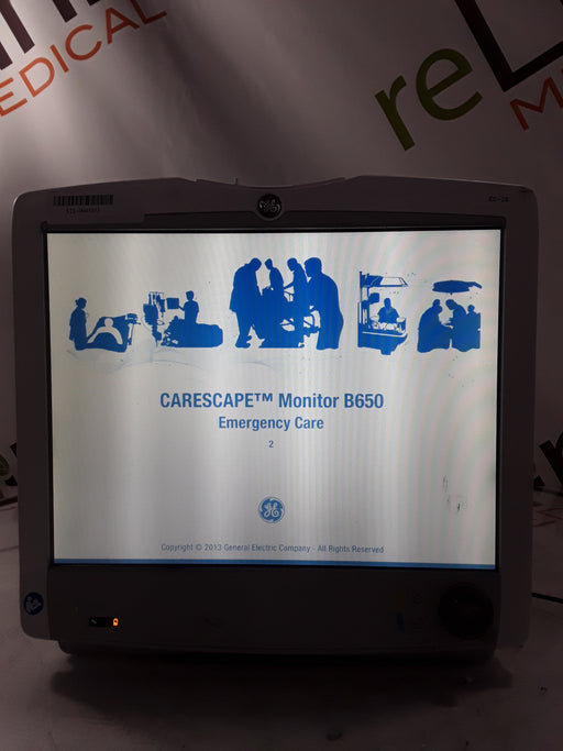 GE Healthcare GE Healthcare Carescape B650 Emergency Care Patient Monitor Patient Monitors reLink Online