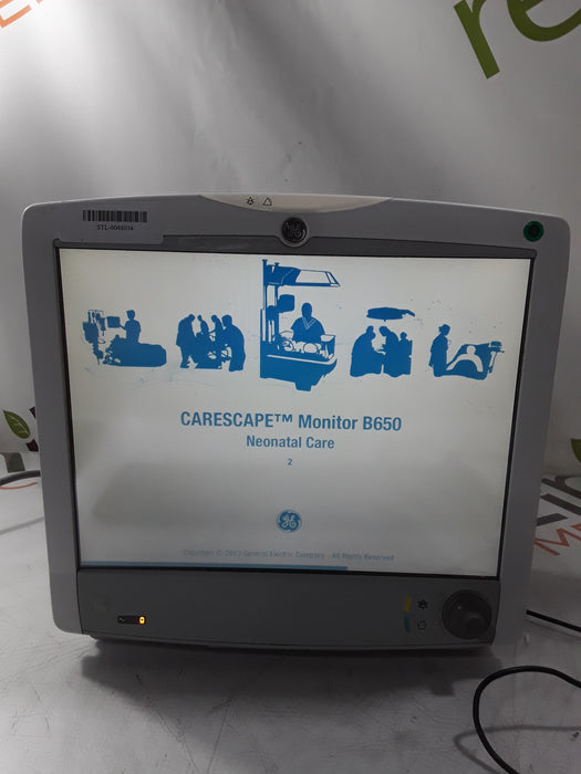 GE Healthcare Carescape B650 Neonatal Care Patient Monitor