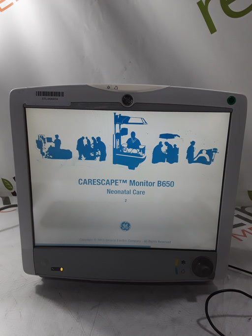 GE Healthcare GE Healthcare Carescape B650 Neonatal Care Patient Monitor Patient Monitors reLink Online