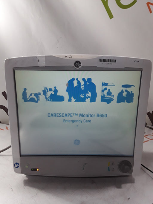 GE Healthcare GE Healthcare Carescape B650 Emergency Care Patient Monitor Patient Monitors reLink Online