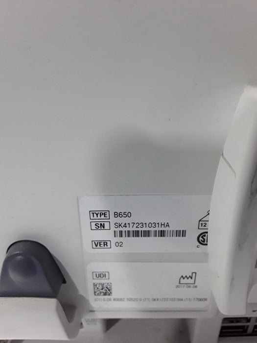 GE Healthcare Carescape B650 Emergency Care Patient Monitor