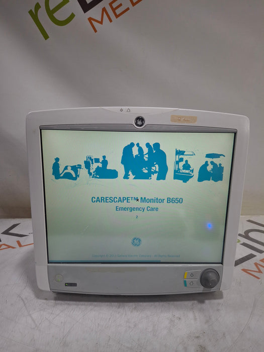 GE Healthcare Carescape B650 Emergency Care Patient Monitor