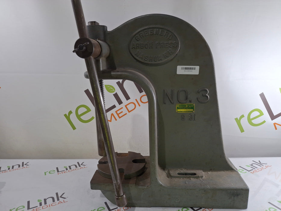 Greenerd No. 3 Arbor Press