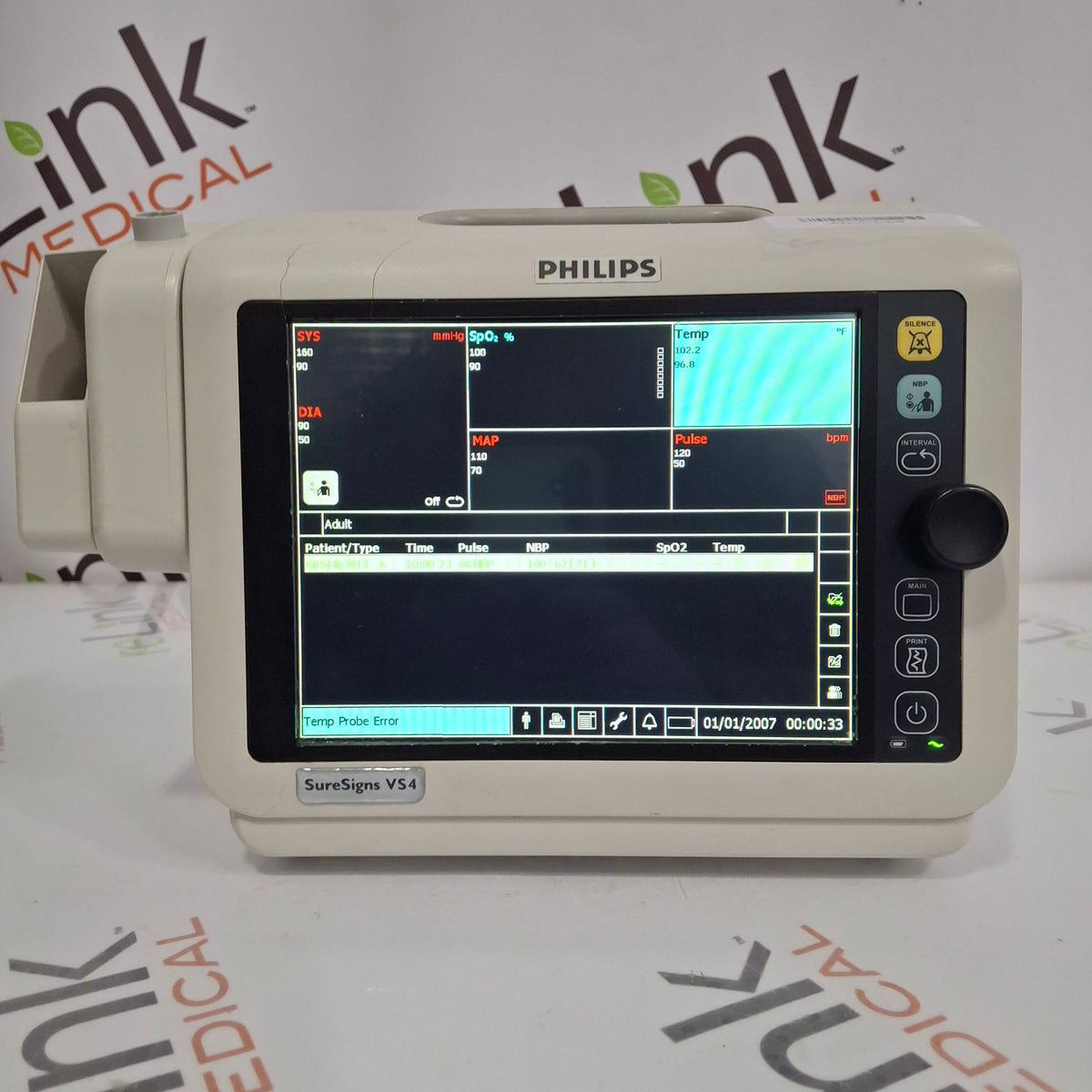 Philips SureSigns VS4 Vital Signs Monitor