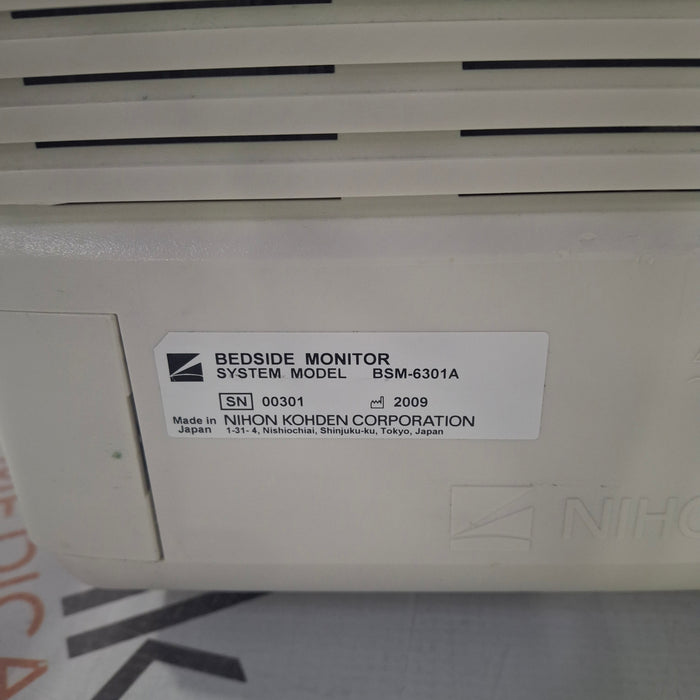 Nihon Kohden Life Scope BSM-6301A Patient Monitor