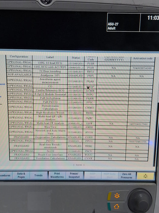 GE Healthcare Carescape B650 Post Anesthesia Care Patient Monitor