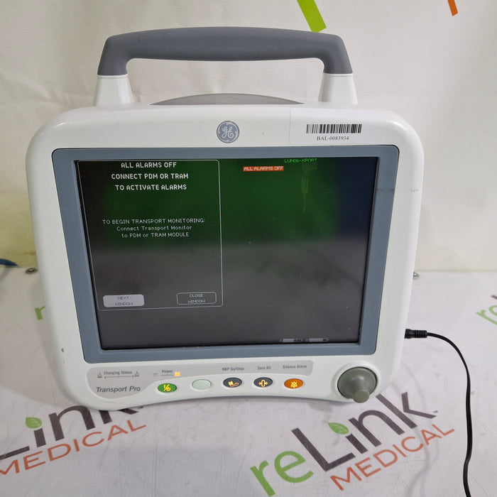 GE Healthcare Transport Pro Patient Monitor