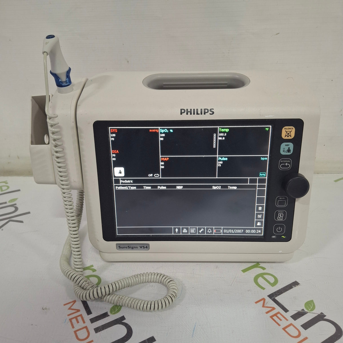 Philips SureSigns VS4 Vital Signs Monitor
