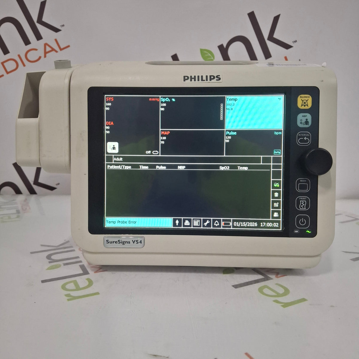 Philips SureSigns VS4 Vital Signs Monitor