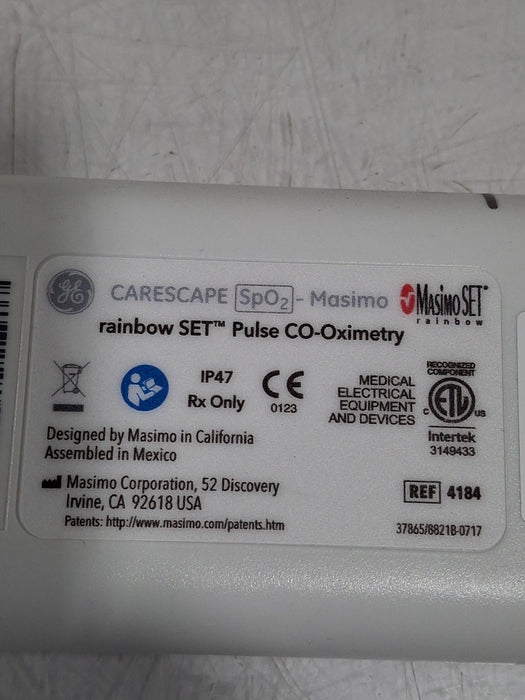 GE Healthcare Carescape SpO2 Masimo Rainbow Set Pulse Module