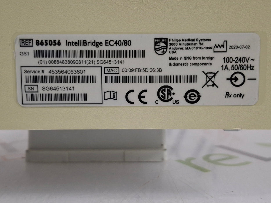 Philips Philips EC40/80 Intellibridge Hub Patient Monitors reLink Online