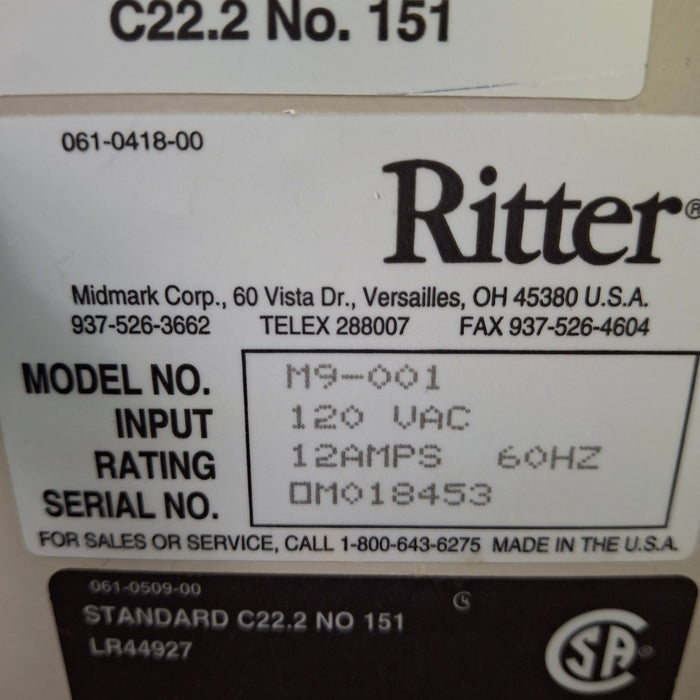 Ritter M9-001 UltraClave Autoclave Sterilizer