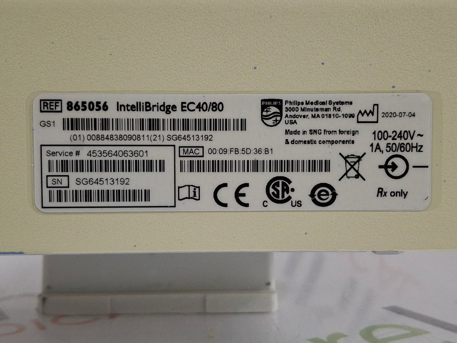 Philips Philips EC40/80 Intellibridge Hub Patient Monitors reLink Online