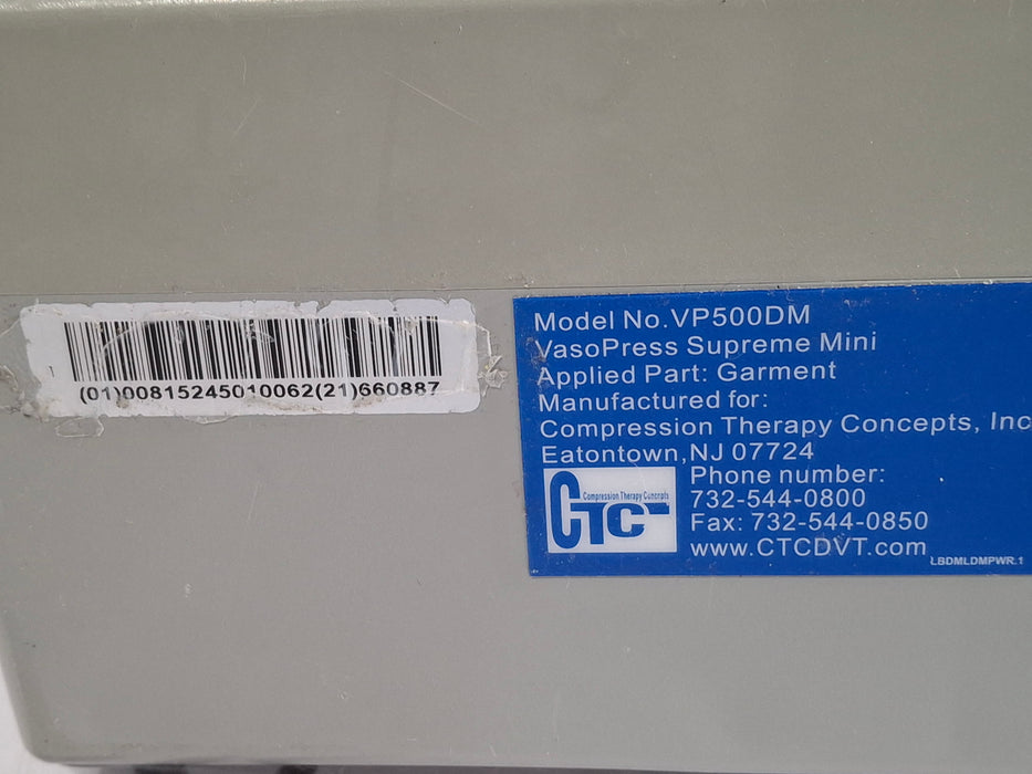CTC VasoPress Supreme Mini VP500DM Pump