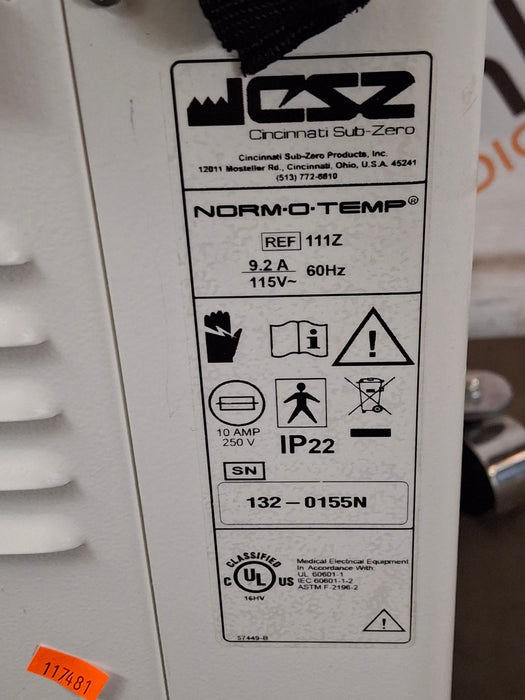 Cincinnati Sub-Zero CSZ NormOTemp Blanket Warmer