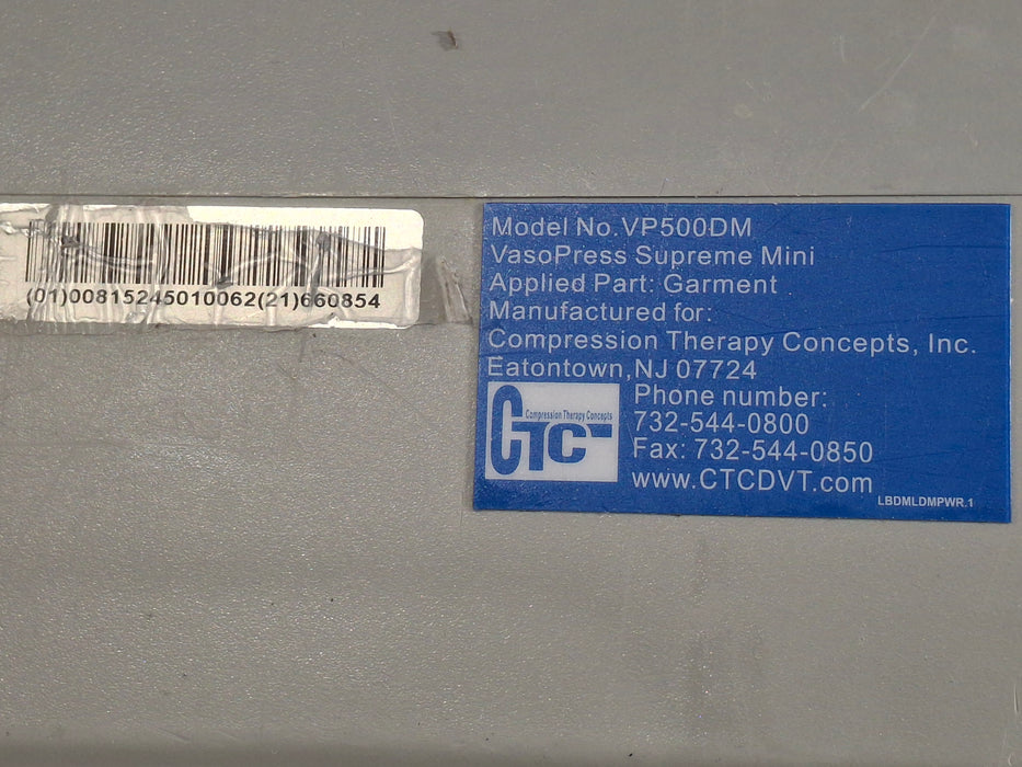 CTC VasoPress Supreme Mini VP500DM Pump