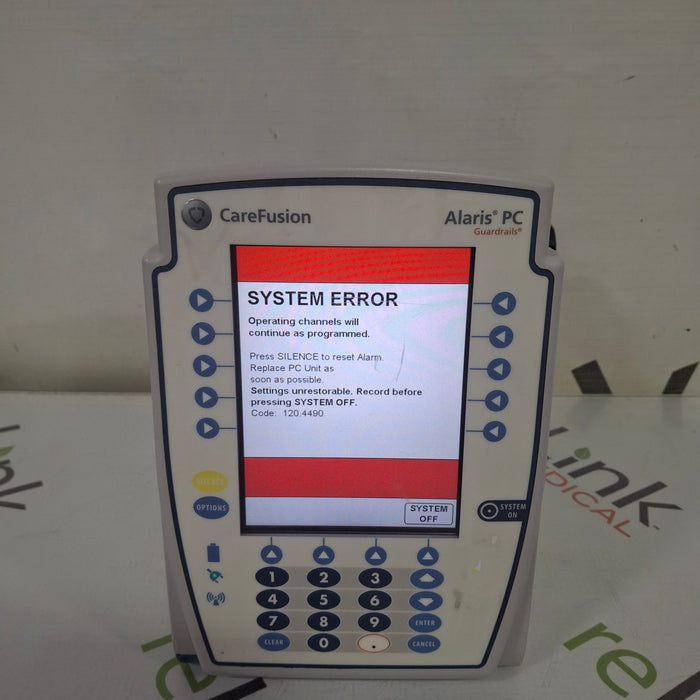 CareFusion Alaris 8015 Large Screen POC Infusion Pump