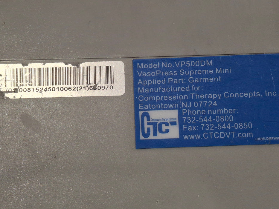 CTC VasoPress Supreme Mini VP500DM Pump