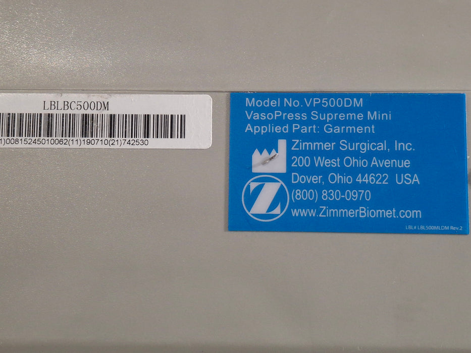 CTC VasoPress Supreme Mini VP500DM Pump