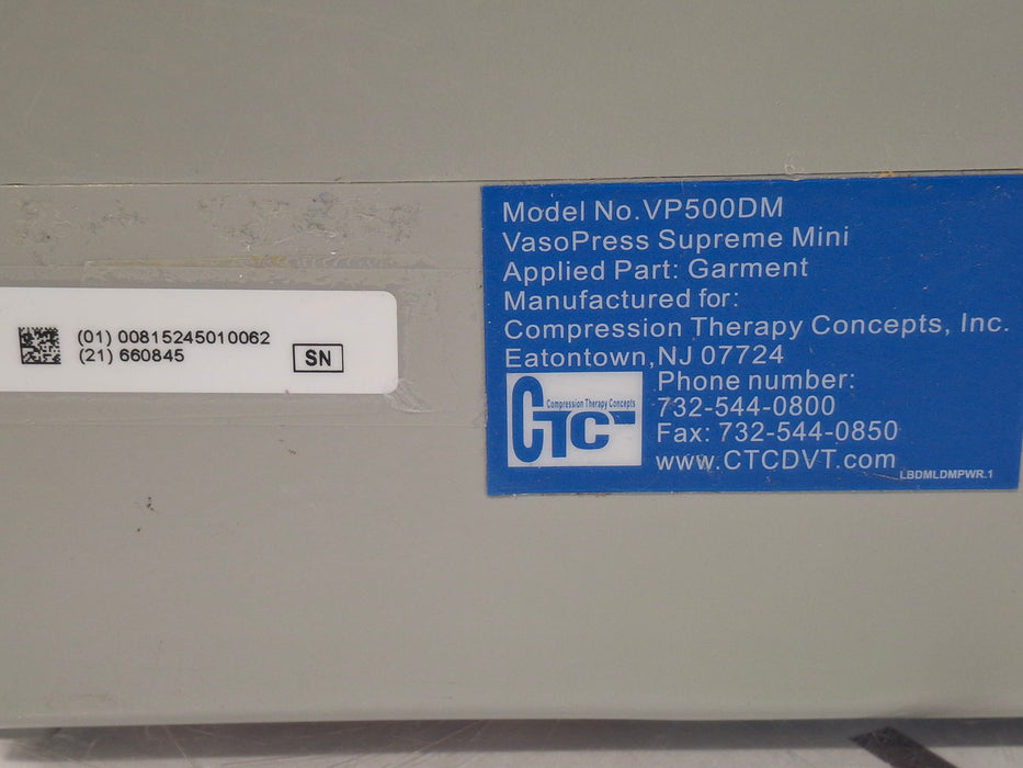 CTC VasoPress Supreme Mini VP500DM Pump