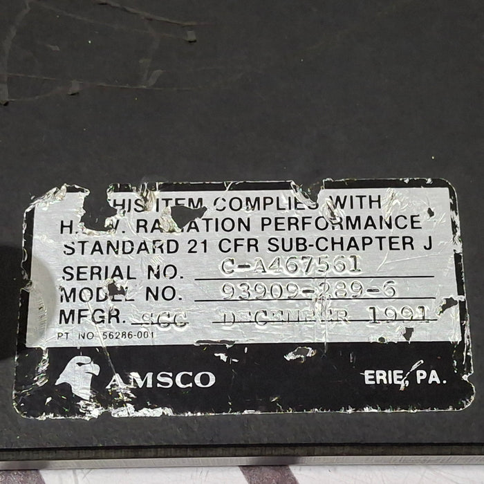 Steris 93909 X-Ray Tabletop Board