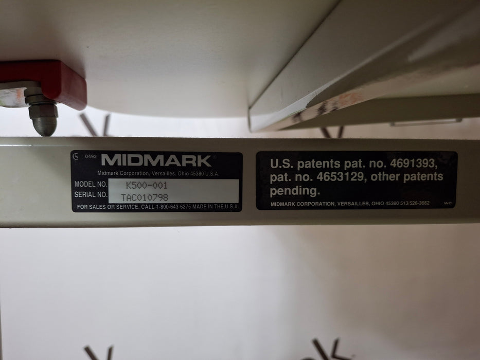 Midmark K500-001 Pediatric Crib Stretcher