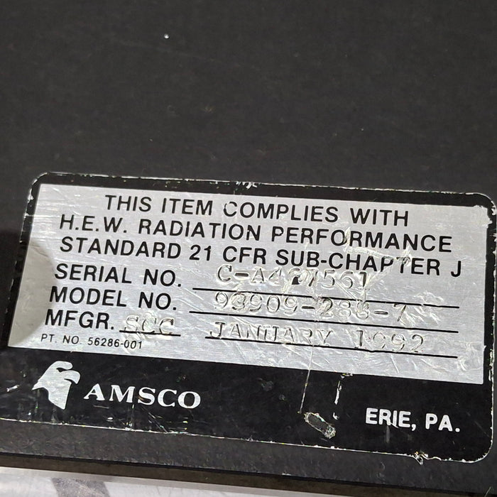 Steris 93909 X-Ray Tabletop Board