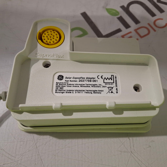 GE Healthcare Solar CapnoFlex 2027759-001 Adapter