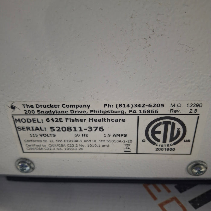 Drucker Diagnostics 642E Centrifuge