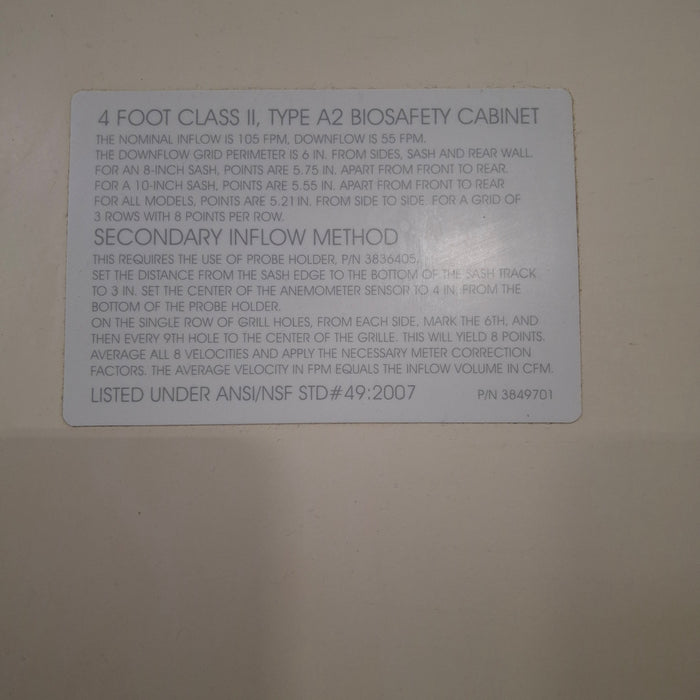 LabconCo Corp Purifier Class II Biological Safety Cabinet