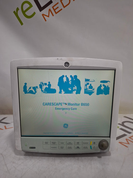 GE Healthcare GE Healthcare Carescape B650 Emergency Care Patient Monitor Patient Monitors reLink Online