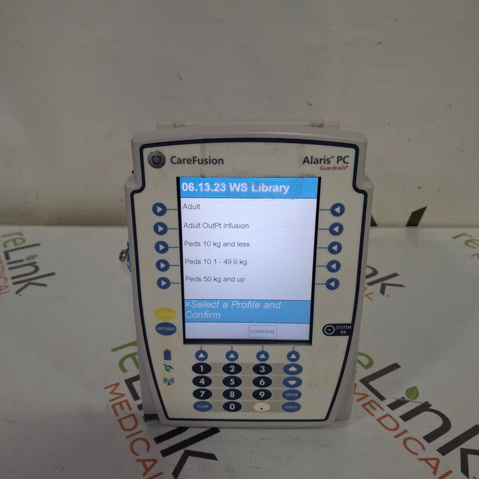 CareFusion Alaris 8015 Large Screen POC Infusion Pump