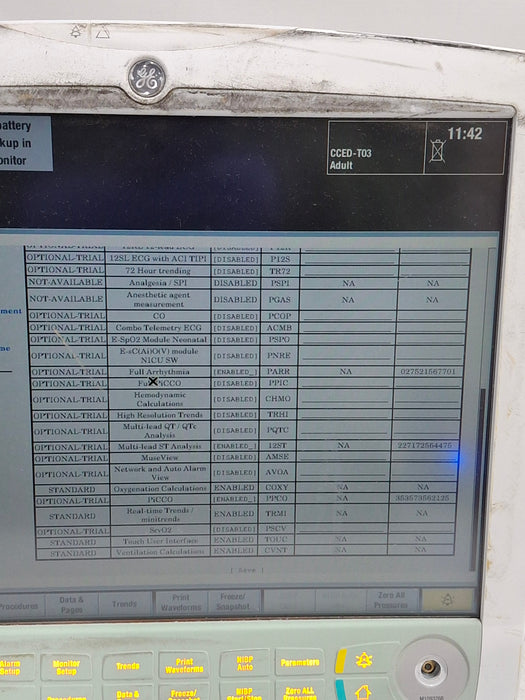 GE Healthcare Carescape B650 Emergency Care Patient Monitor