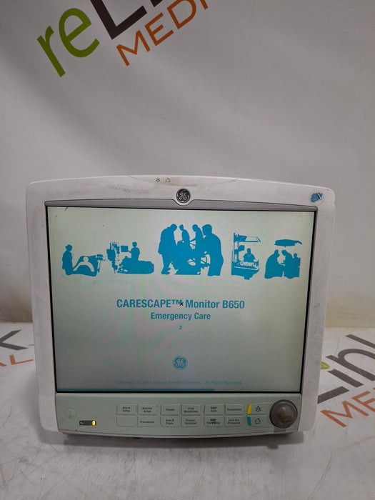 GE Healthcare Carescape B650 Emergency Care Patient Monitor