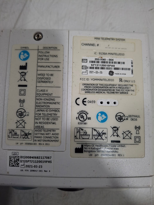 GE Healthcare 9136A-Minitel 2010 Mini Telemetry System