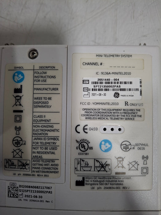 GE Healthcare 9136A-Minitel 2010 Mini Telemetry System