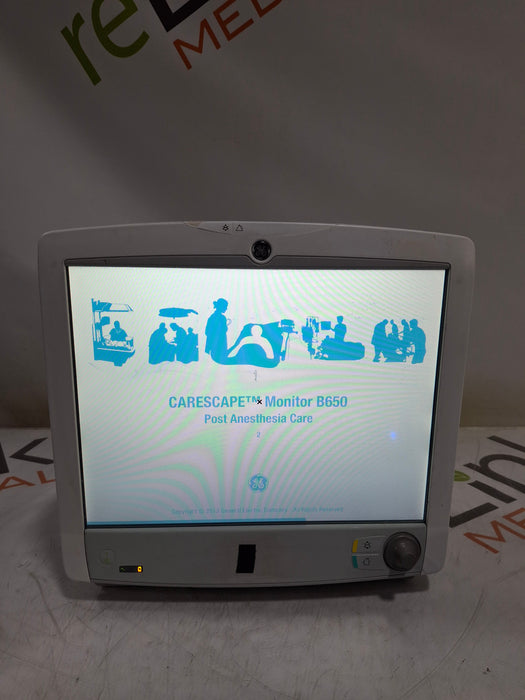 GE Healthcare Carescape B650 Post Anesthesia Care Patient Monitor