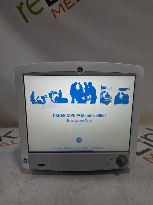 GE Healthcare GE Healthcare Carescape B650 Emergency Care Patient Monitor Patient Monitors reLink Online