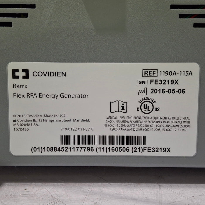 Covidien Flex RFA Energy Generator