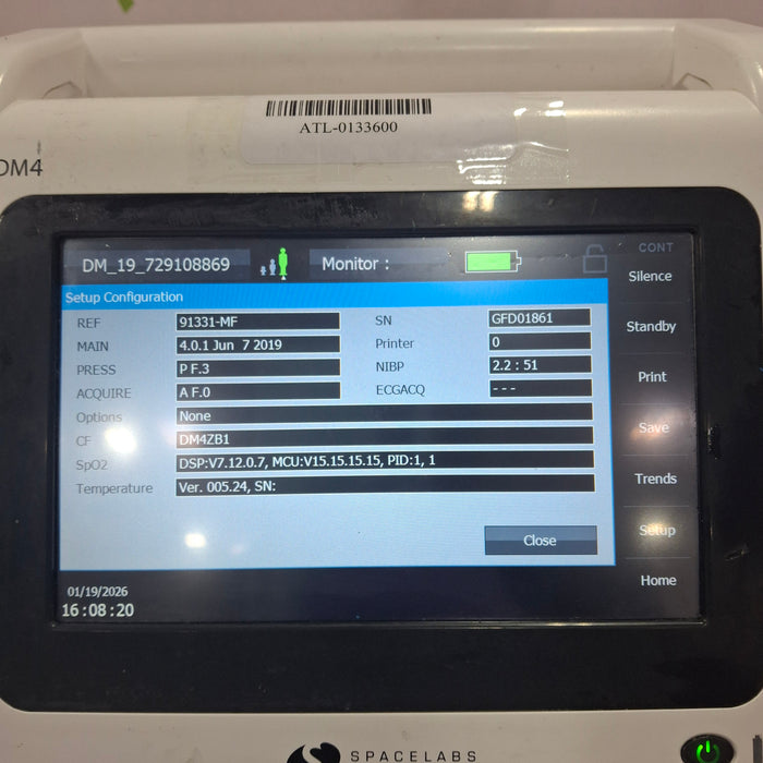 Spacelabs Healthcare DM4 Dual Mode Monitor