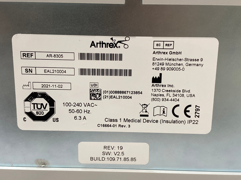 Arthrex Synergy Resection AR-8305 Shaver Controller