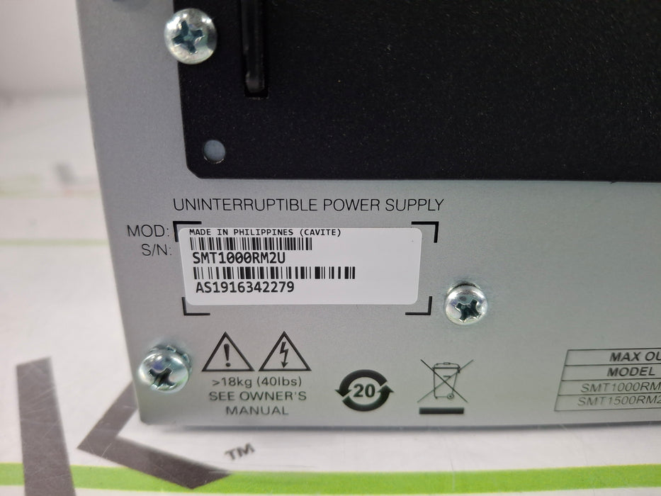 APC SMT1000RM2U Uninterruptable Power Supply