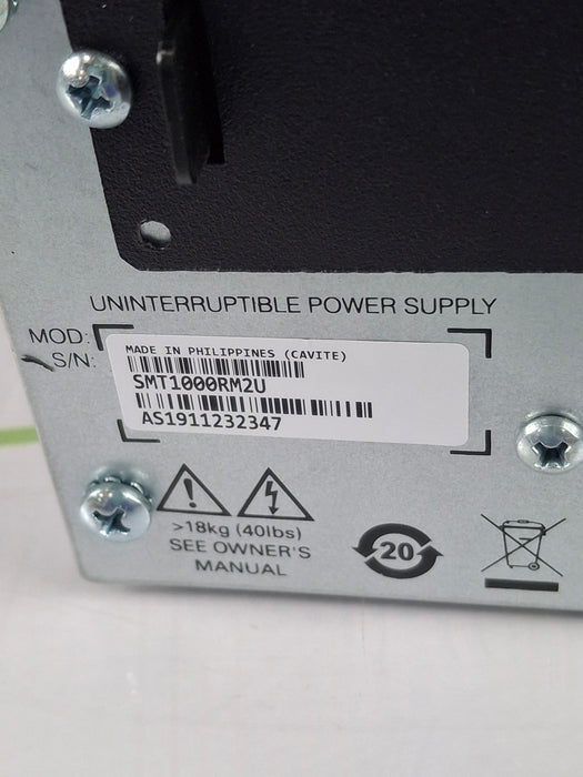 APC SMT1000RM2U Uninterruptable Power Supply