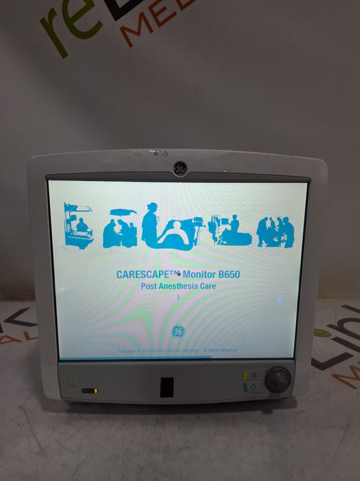 GE Healthcare GE Healthcare Carescape B650 Post Anesthesia Care Patient Monitor Patient Monitors reLink Online