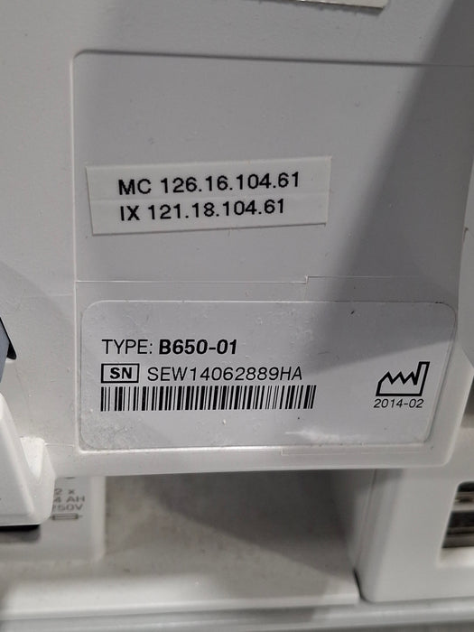 GE Healthcare Carescape B650 Post Anesthesia Care Patient Monitor