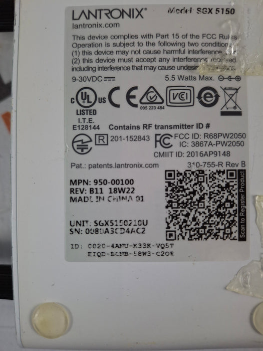 Lantronix SGX 5150 Device Gateway Dual Band Wireless Router