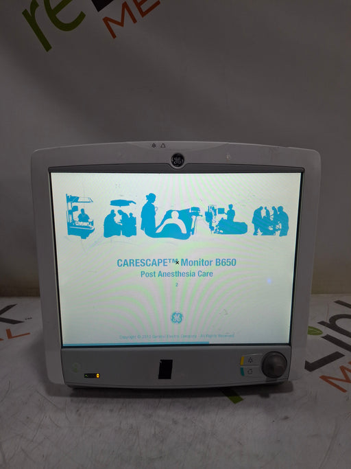 GE Healthcare GE Healthcare Carescape B650 Post Anesthesia Care Patient Monitor Patient Monitors reLink Online