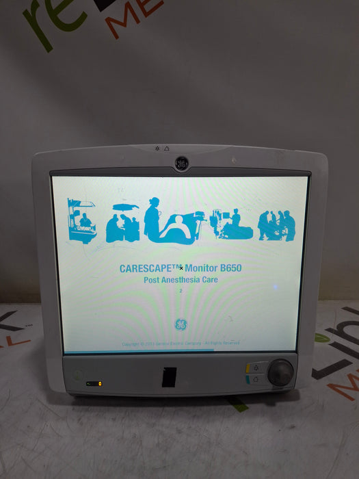 GE Healthcare Carescape B650 Post Anesthesia Care Patient Monitor