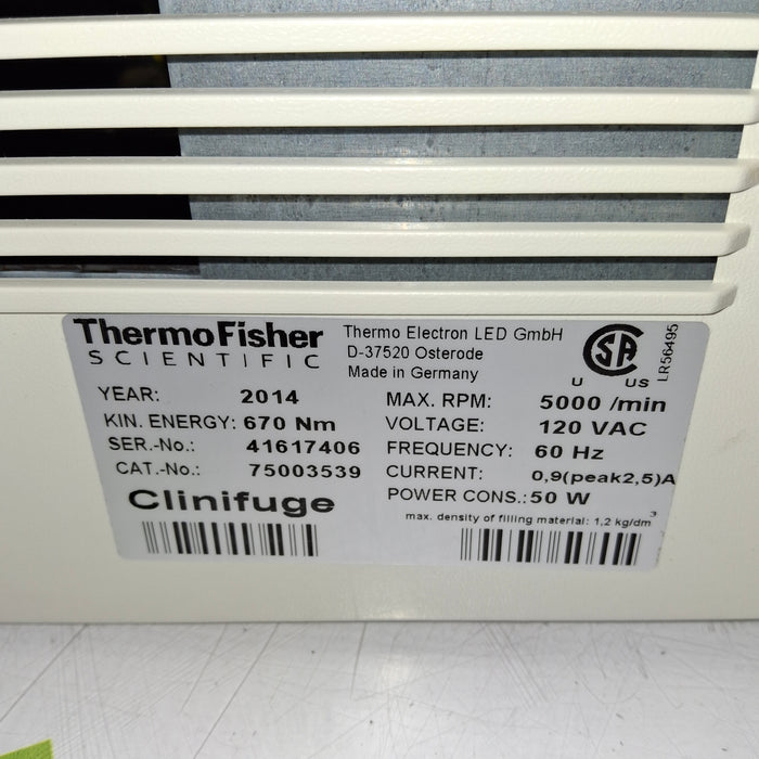 Thermo Scientific Heraeus Clinifuge Centrifuge