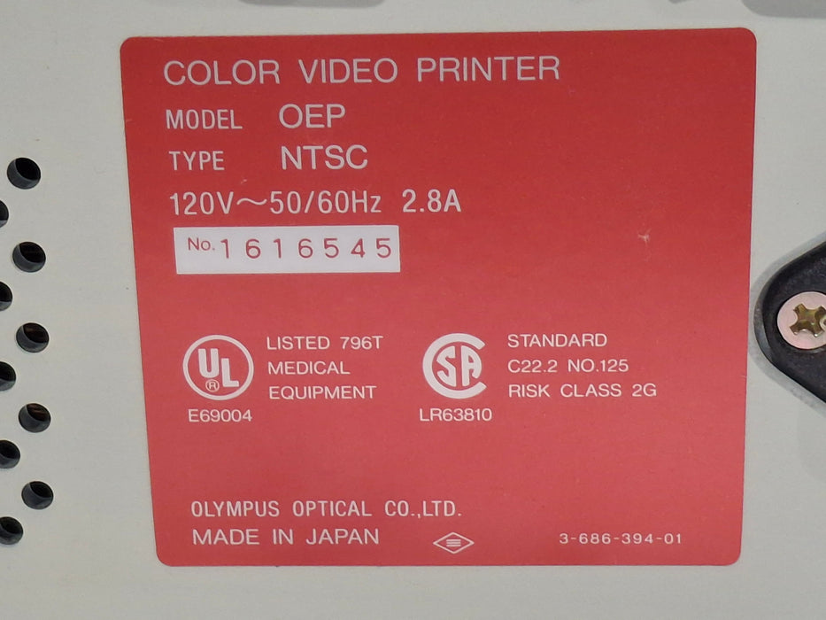 Olympus OEP NTSC Color Video Printer